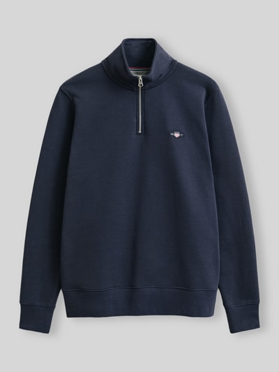 GANT Regular fit sweatshirt van katoenmix Marineblauw - 2