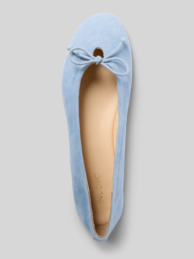 INUOVO Ballerinas aus Leder mit Schleifendetail Royal 3