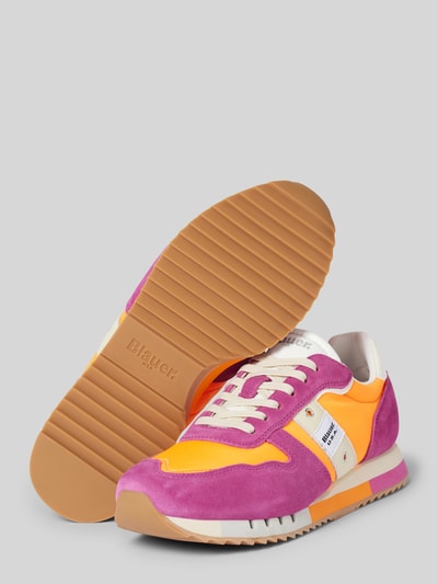 Blauer USA Sneaker im Colour-Blocking-Design Modell 'MELROSE' Pink 3