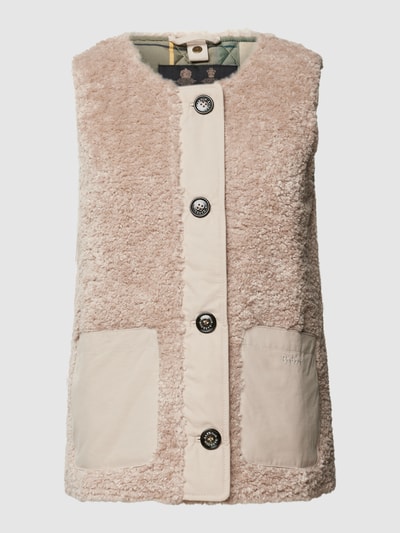 Barbour Weste in Two-Tone-Machart Modell 'KINTRA' Beige 2