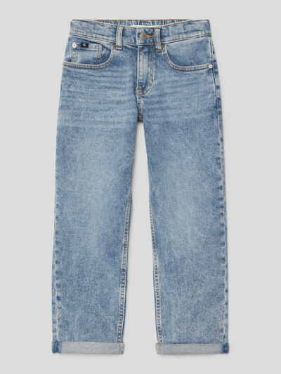 Calvin Klein Jeans Regular Fit Jeans mit Stretch-Anteil Hellblau 1