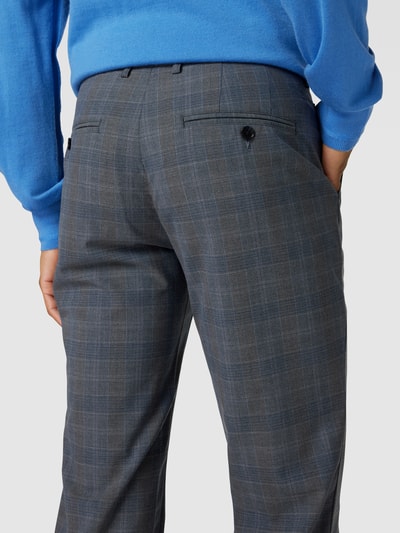 Matinique Anzughose mit Karomuster Modell 'Liam' Blau 3