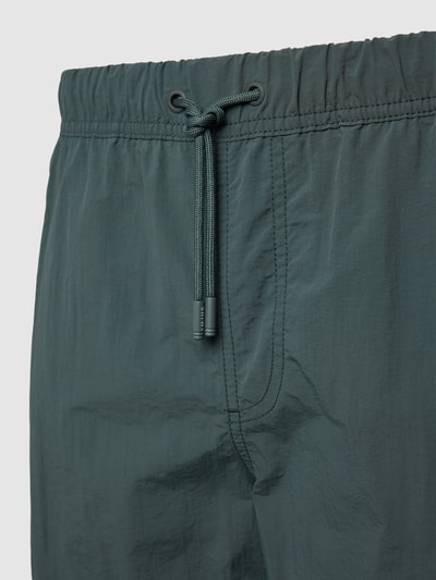 Shiwi Badehose mit Label-Patch Dunkelgruen 2