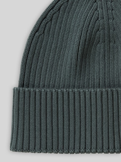Marc O'Polo Mütze mit Label-Patch Mittelgrau Melange 3