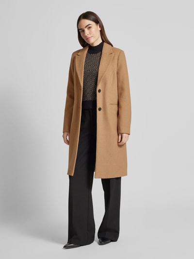 Vero Moda Mantel mit Reverskragen Modell 'BLAZA' Camel 1