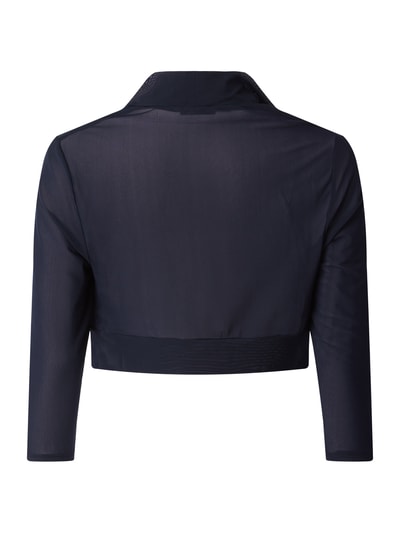 V.M. Bolero met inzet van mesh Donkerblauw - 4