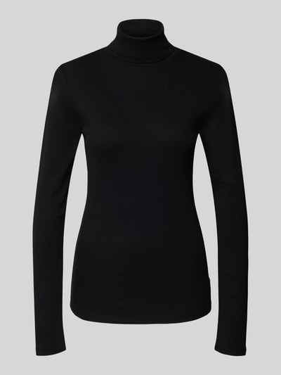 Marc O'Polo Denim Slim Fit Rollkragenpullover aus Baumwoll-Mix Black 2