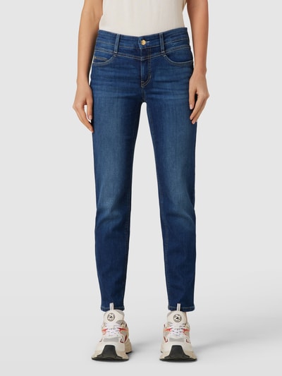 Cambio Jeans in 5-pocketmodel, model 'POSH' Blauw - 4