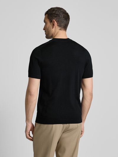 SELECTED HOMME T-Shirt aus reiner Wolle Black 5