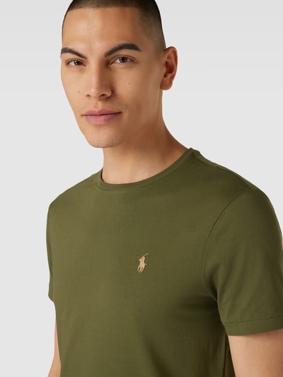 Polo Ralph Lauren T-shirt z okrągłym dekoltem Khaki 3