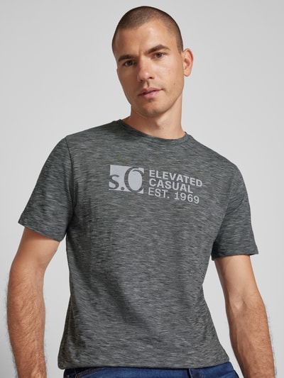 s.Oliver RED LABEL T-Shirt mit Label-Print Black 3