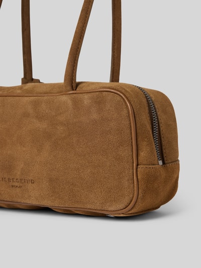 LIEBESKIND BERLIN Schoudertas van echt suède, model 'Baguette' Middenbruin - 3