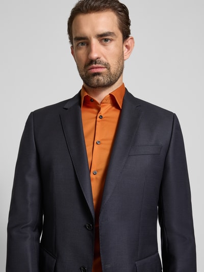 Jake*s Slim Fit Business-Hemd mit Kentkragen Dunkelorange 3