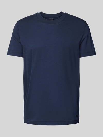 JOOP! Collection T-Shirt mit geripptem Rundhalsausschnitt Modell 'Carlon' Marine 2