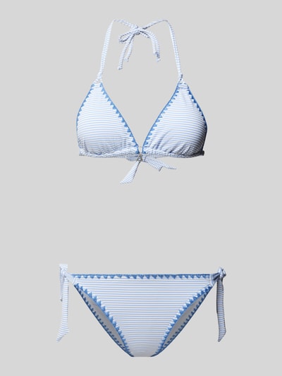 Banana Moon Bikini mit Streifenmuster Modell 'NUCODIMKA' Hellblau 1