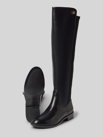 Steve Madden Overknees met logo-applicatie, model 'Cursion' Zwart - 4