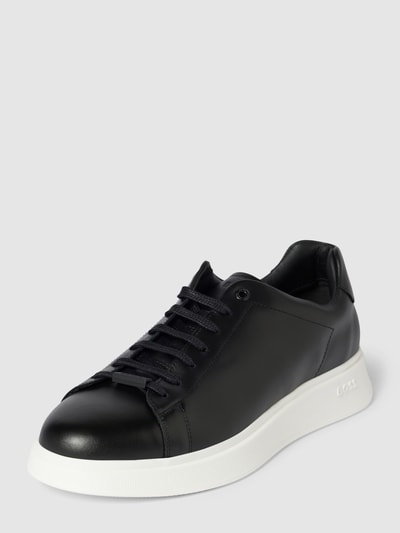 BOSS Sneakersy z detalami z logo model ‘Bulton’ Czarny 1