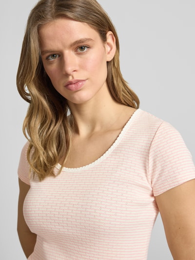 Levi's® Slim Fit T-Shirt aus reiner Baumwolle Modell 'SWEETIE' Rose 3