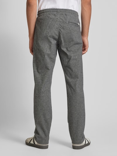 Jack & Jones Stoffen broek met elastische band, model 'KANE' Lichtgrijs - 5