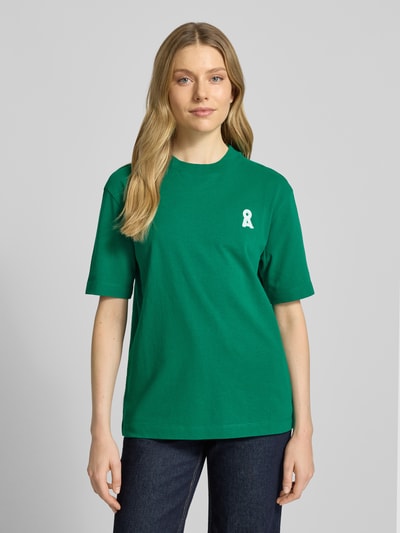 Armedangels Loose fit T-shirt van puur katoen, model 'TARJAA' Groen - 4