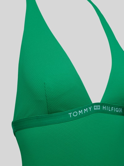 TOMMY HILFIGER Badeanzug mit Strukturmuster Gruen 2