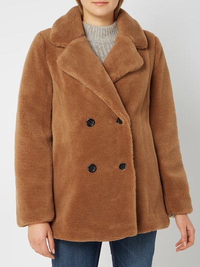 Tommy Hilfiger Caban-Jacke aus Webpelz Camel 4