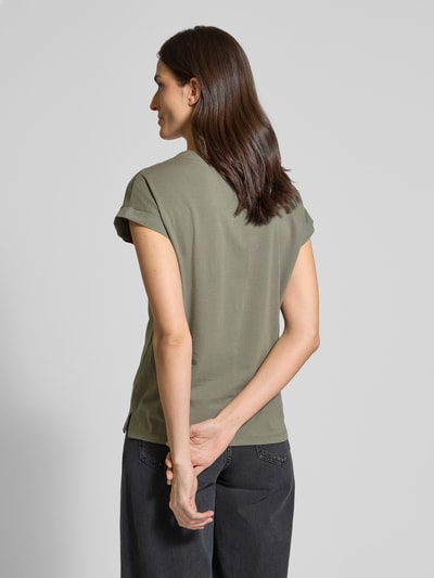 Soyaconcept T-shirt met V-hals, model 'DERBY' Kaki - 5