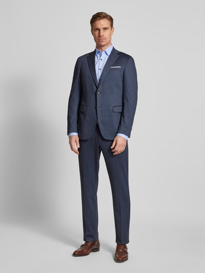 Jake*s Slim Fit Business-Hemd mit Kentkragen Bleu 1