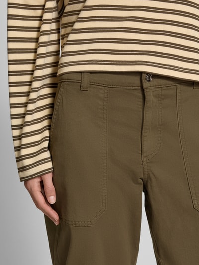 MAC Jeans met steekzakken, model 'WORKER' Olijfgroen - 3