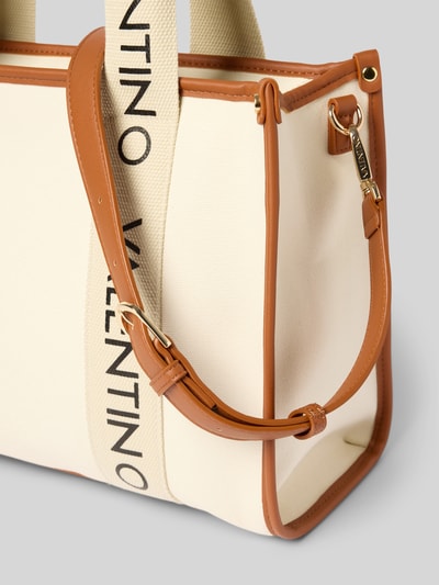 VALENTINO BAGS Handtasche mit Label-Details Modell 'CANDLE' Cognac 2