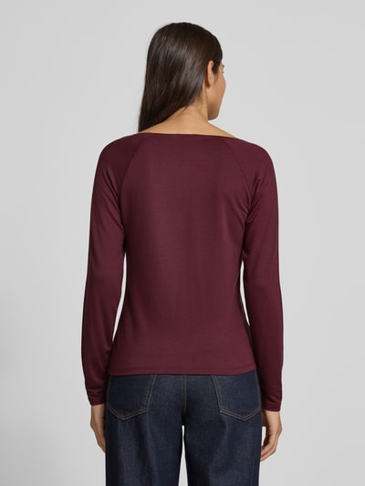 monari Longsleeve met ronde hals Bordeaux - 5