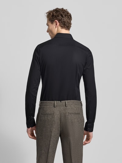 OLYMP No. Six Super Slim Fit Businesshemd mit extra langem Arm Modell 'URBAN KENT' Black 5