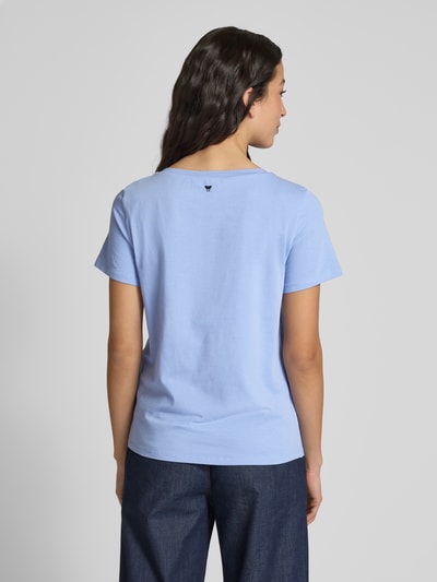 Weekend Max Mara T-Shirt mit Rundhalsausschnitt Modell 'MULTIF' Hellblau 5