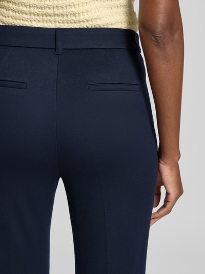 Christian Berg Woman Stoffhose mit Gesäßtaschen Dunkelblau 3