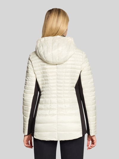 Gil Bret Slim fit gewatteerd jack met tweewegritssluiting Offwhite - 5