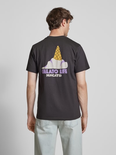 Dedicated T-Shirt mit Rundhalsausschnitt Modell 'Gelato Life' Anthrazit 5