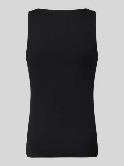 Productfoto, Slim Fit Top met ronde hals in 2-pack van MCNEAL, heren top van elastische katoenmix, zwart, slim fit, achterkant