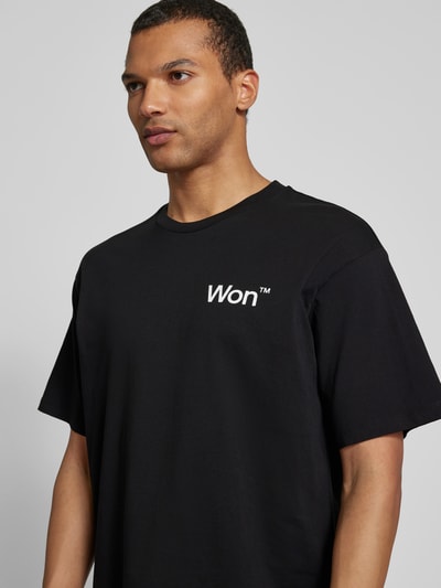 WON HUNDRED T-Shirt aus reiner Baumwolle Black 3