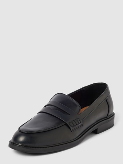 Only Loafers in unifarbenem Design Modell 'LUX' Black 1