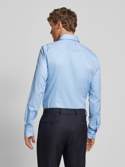 BOSS Slim fit zakelijk overhemd met kentkraag, model 'Hank' Bleu - 5