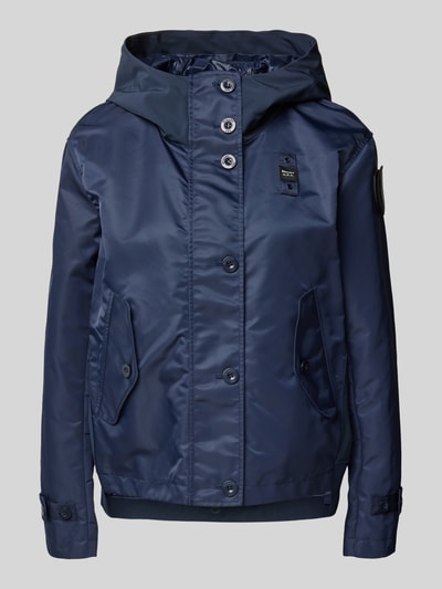 Blauer Usa Jacke mit Kapuze Modell 'MARCELA' Dunkelblau 2