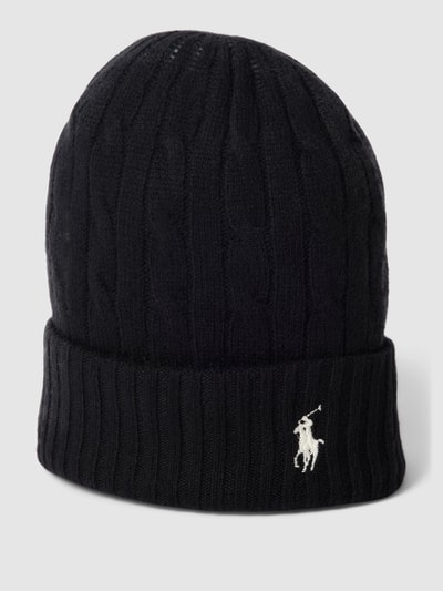 Polo Ralph Lauren Beanie mit Kaschmir-Anteil Black 1