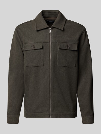 MCNEAL Hemdjacke mit Brusttaschen Modell 'JUNO' Schlamm 1
