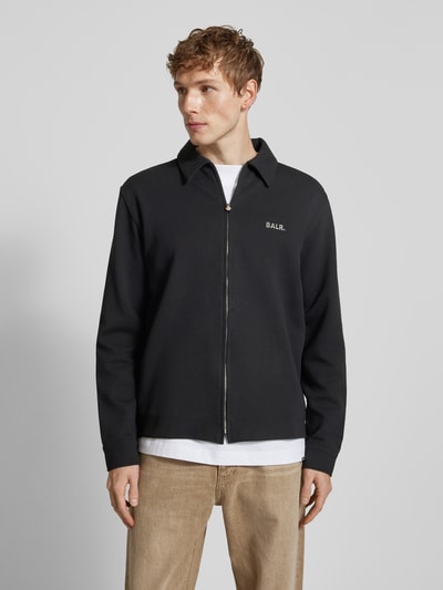 Balr. Relaxed Fit Hemdjacke mit Label-Applikation Modell 'Q-Series' Black 4