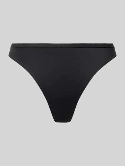 Calvin Klein Underwear String mit elastischem Bund Black 1