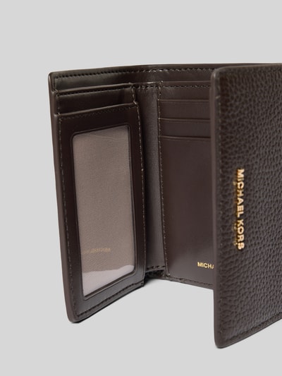 MICHAEL Michael Kors Portemonnaie mit Label-Detail Modell 'BRYANT' Dunkelbraun 3