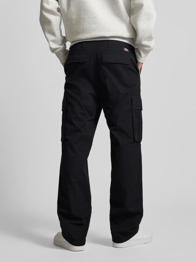 Dickies Flared cargobroek met structuurmotief, model 'EAGLE BEND' Zwart - 5