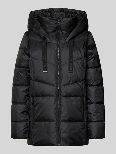 s.Oliver RED LABEL Regular Fit Steppjacke mit Kapuze Black 2