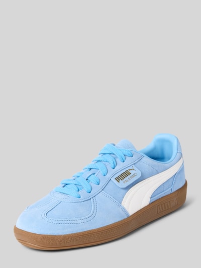 Puma Sneaker mit Label-Details Modell 'Palermo' Hellblau 1