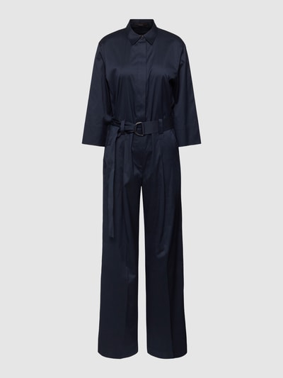 Windsor Jumpsuit mit Bindegürtel Marine 2